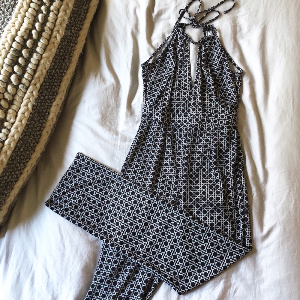 Geometric jumpsuit xs